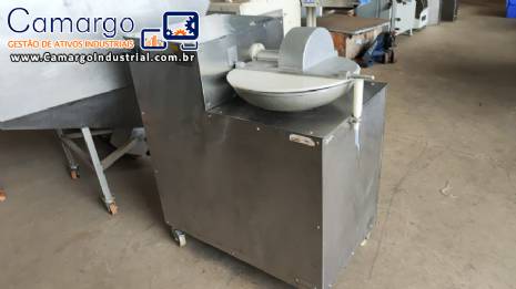 Processador cutter em inox para carnes com facas rotativas